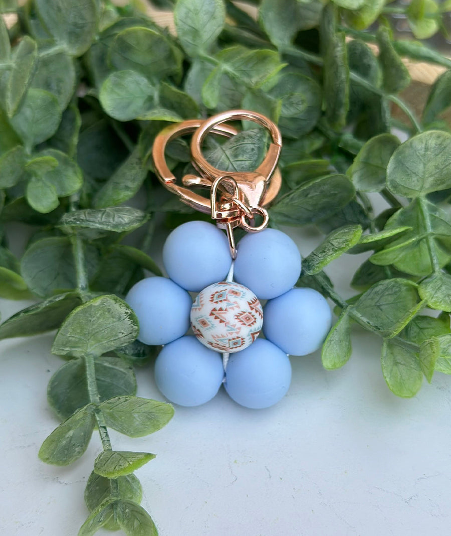 Baby Blue Aztec Mini Flower