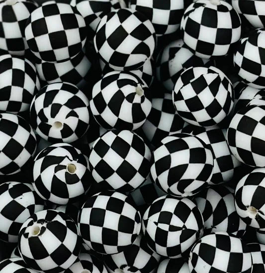 Custom Checkered Flag Wristlet