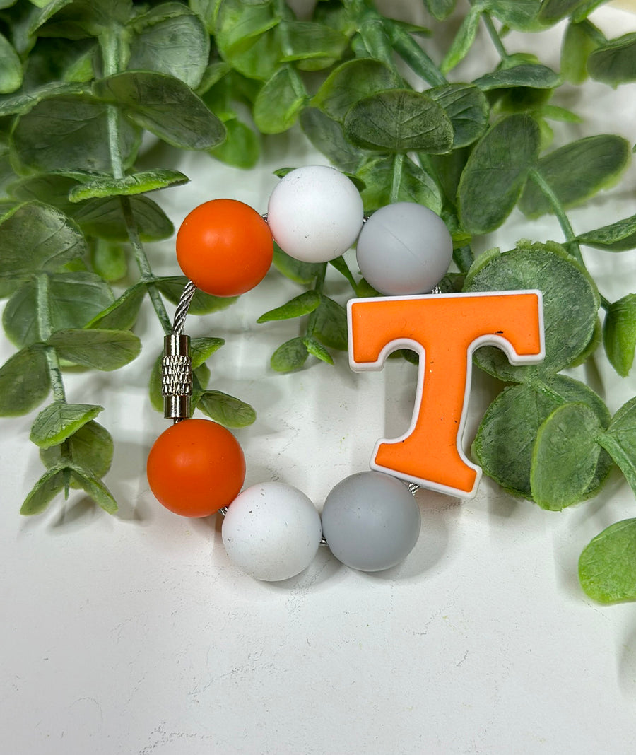 Big Orange T College Team Charm