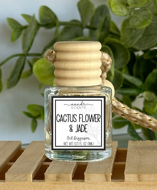 Cactus Flower & Jade Car Diffuser