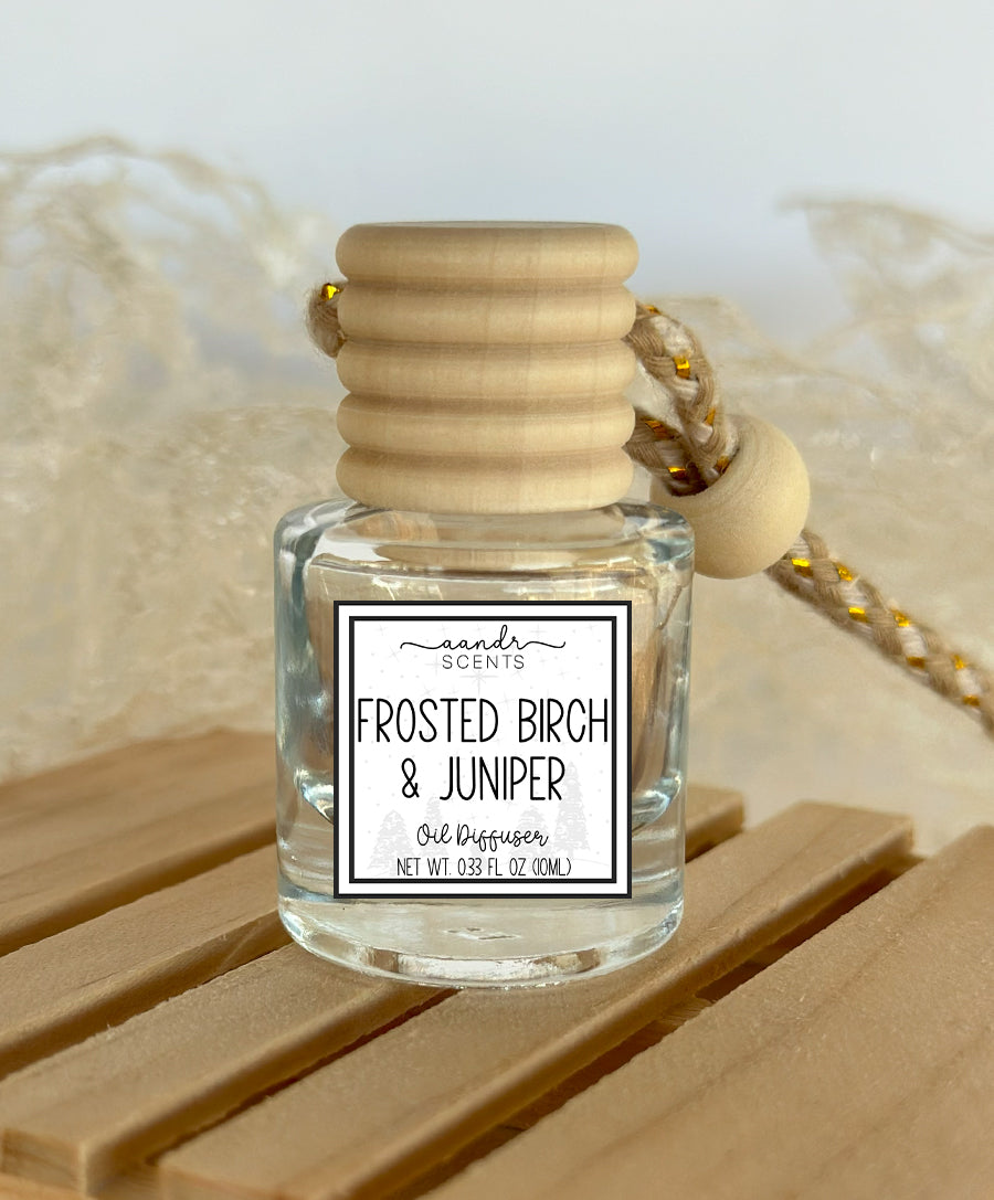 Frosted Birch & Juniper Car Diffuser