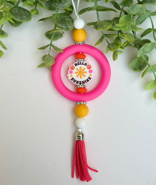 Hello Sunshine Car Charm