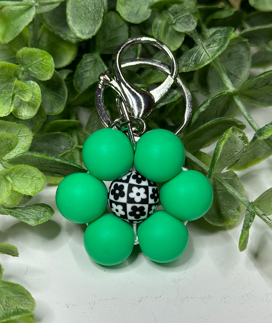 Retro Green Mini Flower